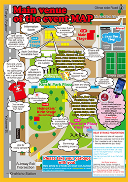 Main venue of the event MAP