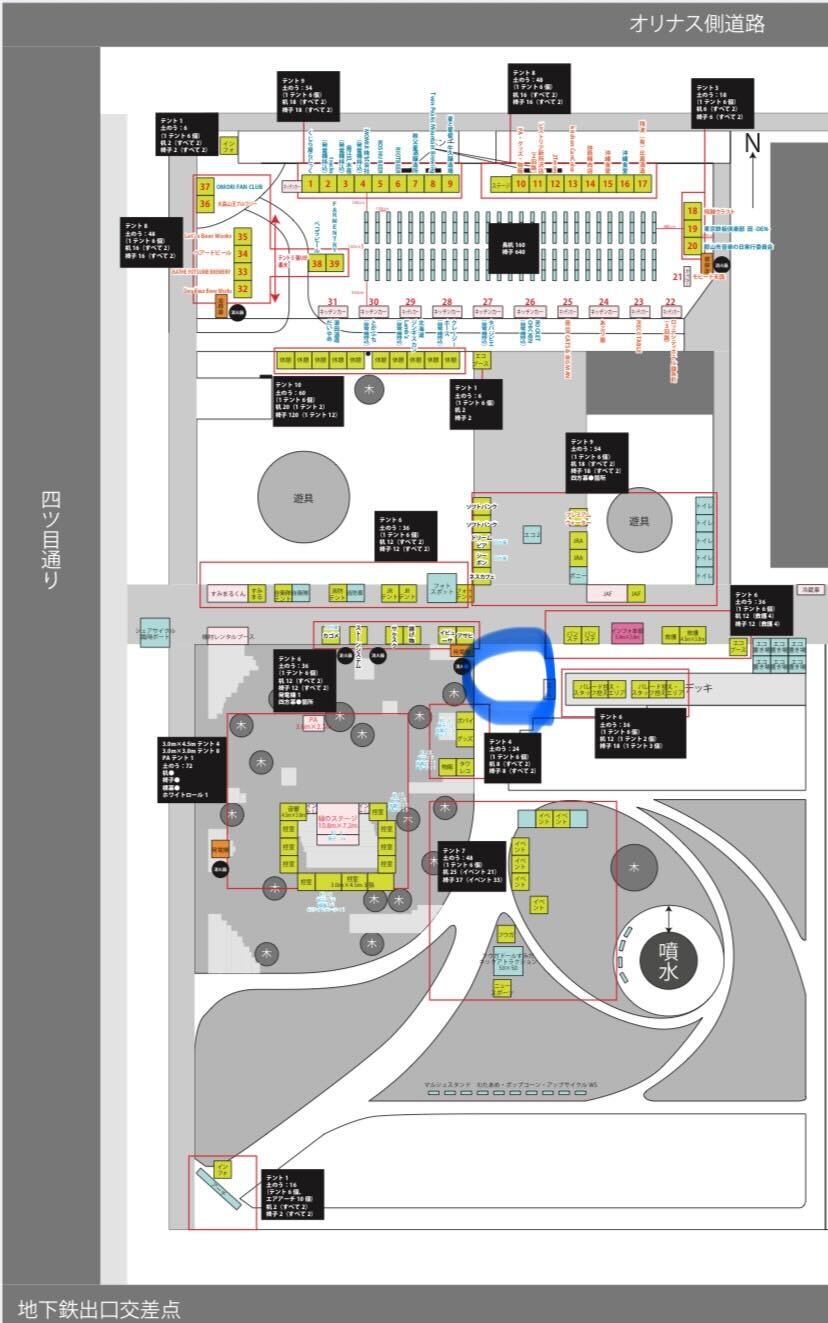 盆踊り_集合場所